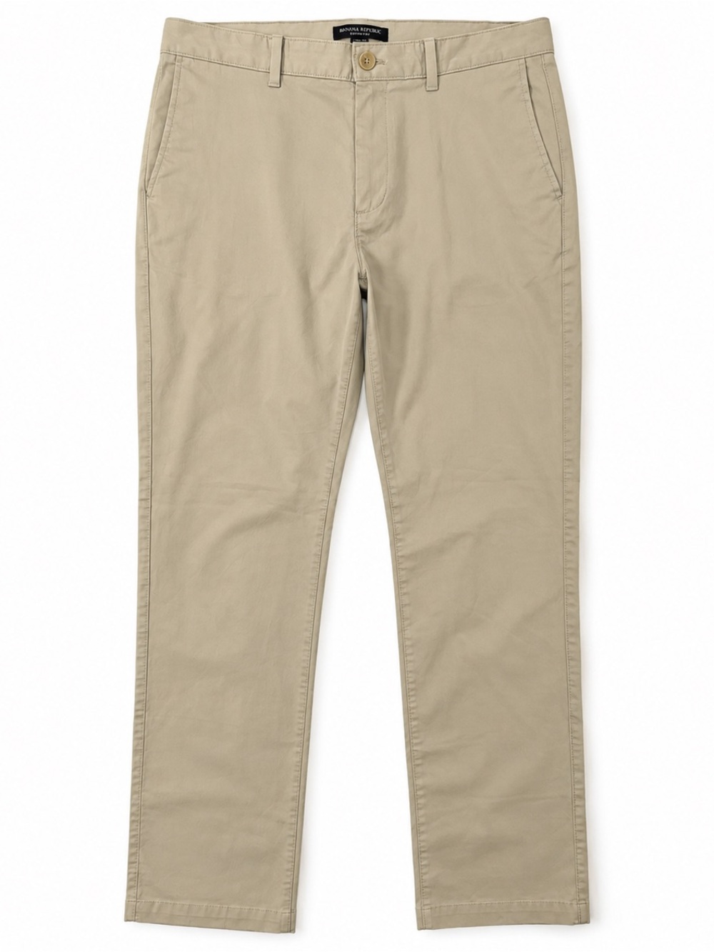 Banana Republic Aiden Chino Pants 34x34 Khaki Cotton Stretch